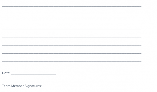 Project Team Contract Template Thumbnail