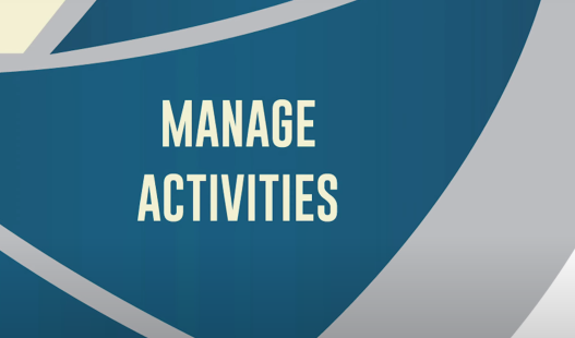 Manage Activities Screenshot