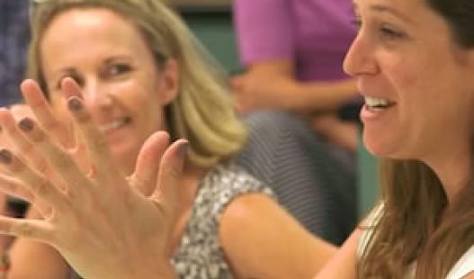 A video example of the Tuning Protocol process that teachers use with teach other for giving and receiving feedback