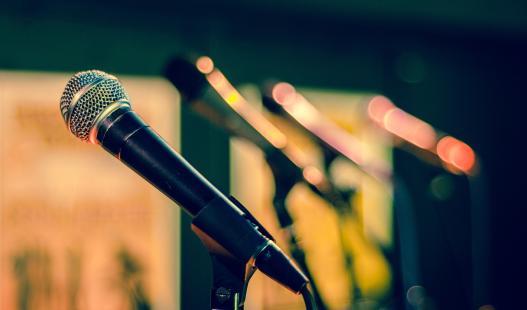 Image of microphones
