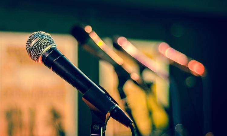 Image of microphones
